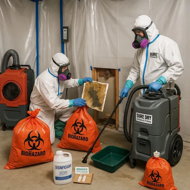 Contaminated Water Handling Protocols process in Tainter Lake, WI